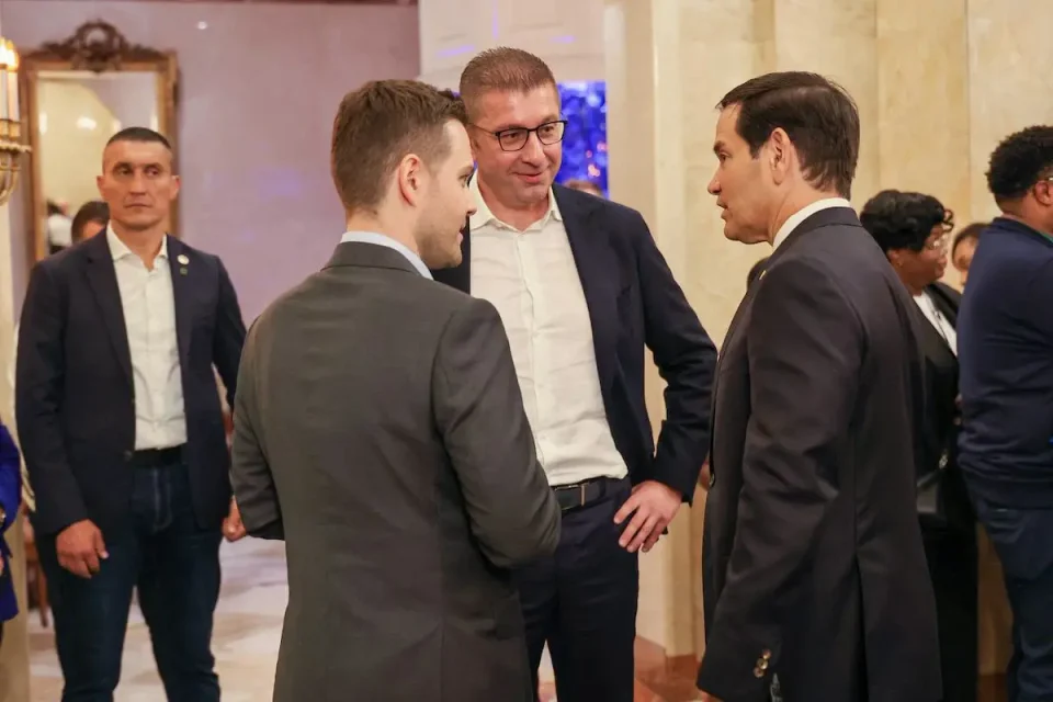 (ФОТО) МИЦКОСКИ ВО ЊУЈОРК НА СРЕДБА СО МАРКО РУБИО: „Го јакнеме македонско-американското стратешко партнерство“