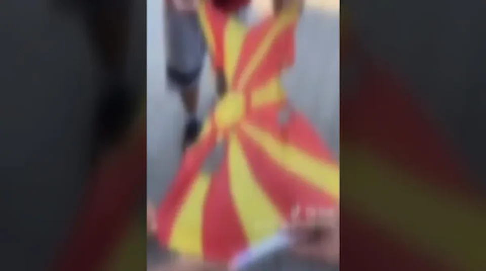 (ВИДЕО) ПОЛИЦИЈАТА ГО РАСЧИСТИ СЛУЧАЈОТ: Малолетник од Тетово го запалил македонското знаме и објавил на „ТикТок“