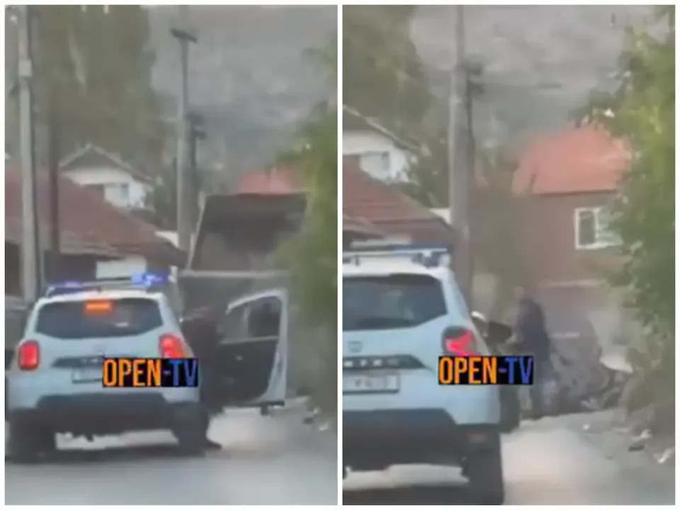 (ВИДЕО) Дрвокрадци од Липково истурија дрва за да ја запрат полициската потера