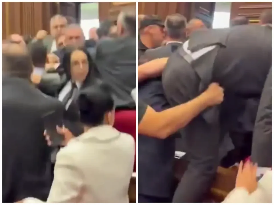 (ВИДЕО) ТЕПАЧКА ВО ЕРМЕНСКОТО СОБРАНИЕ: Тупаници и навреди меѓу пратениците