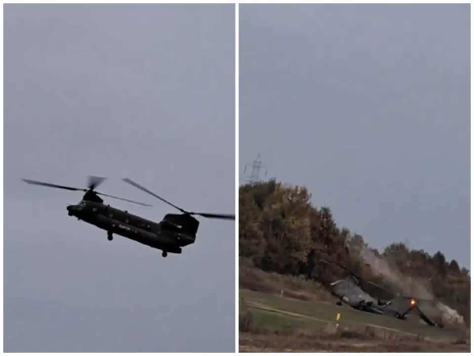 (ВИДЕО) ОБЈАВЕНИ НОВИ СНИМКИ ОД ПАДОТ НА ВОЕН ХЕЛИКОПТЕР ВО БЛИЗИНА НА БРЧКО: Четири лица загинаа, а 11 се повредени