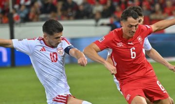 Фудбалски натпревар меѓу Швајцарија и Македонија