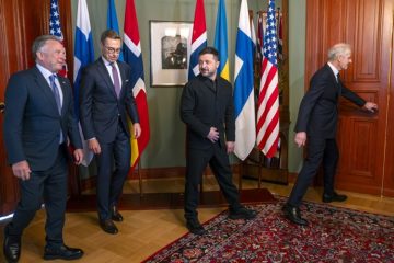 Средба на Володимир Зеленски со Стив Виткоф и Џаред Кушнер во Осло