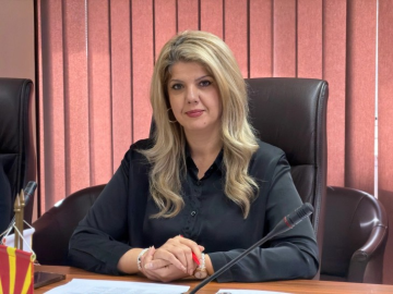Градоначалничката на Неготино Марија Нацева на состанок во ЗЕЛС