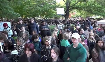 Протестен марш на студентите и професорите во Виена