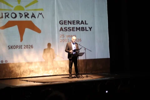 ЕВРОПСКИ ТЕАТАРСКИ ДИЈАЛОГ ВО СКОПЈЕ: Отворена Генералната асемблеја на Еуродрам во Театар Комедија